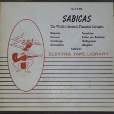 Sabicas The World’s Greatest Flamenco Guitarist Elektra Stereo ( 2 ) Reel To Reel Tape 0