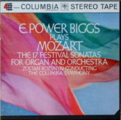 Mozart E. Power Biggs Plays Mozart: The 17 Festival Sonatas For Organ And Orchestra Columbia Stereo ( 2 ) Reel To Reel Tape 0