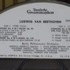 Beethoven Symphonies 8 And 9 Deutsche Grammophon Stereo ( 2 ) Reel To Reel Tape 0