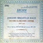 Bach, J.s Musikalisches Ofer Archive Stereo ( 2 ) Reel To Reel Tape 0