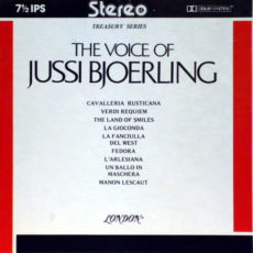 Various The Voice Of Jussi Bjoerling London Stereo ( 2 ) Reel To Reel Tape 0