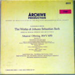 J.s Bach A Musical Offering,  Bwv 1079 Archive Stereo ( 2 ) Reel To Reel Tape 0