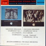 Vaughan Williams Symphony No.2; Symphony No.8 In D Minor; Variations On An Original Theme, “enigma” Op.36 Vanguard Stereo ( 2 ) Reel To Reel Tape 0
