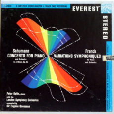Schumann, Robert Concerto For Piano; Variations Symphoniques Everest Stereo ( 2 ) Reel To Reel Tape 0