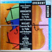 Hindemith Concerto For Violin And Orchestra, Concerto For Violin And Orchestra No. 3 In G Major Everest Stereo ( 2 ) Reel To Reel Tape 0