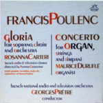 Francis Poulenc Gloria For Soprano, Choir And Orchestra; Concerto For Organ, Strings And Timpani Angel Stereo ( 2 ) Reel To Reel Tape 0
