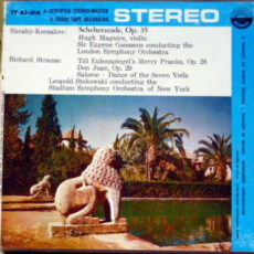 Rimsky Korsakov Schezerade Op. 35. ,till Eulenspiegel’s Merry Pranks, Op. 28 Command Stereo ( 2 ) Reel To Reel Tape 0