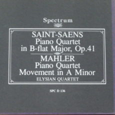 Saint Saens Mahler  Piano Quartet Movement In A Minor Barclay Crocker Stereo ( 2 ) Reel To Reel Tape 0