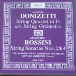 Rossini  Donizetti  String Quartet In D Arranged For String Orchestra Barclay Crocker Stereo ( 2 ) Reel To Reel Tape 0