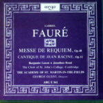 Faure Faure Messe De Requiem, Cantique De Jean Racine Barclay Crocker Stereo ( 2 ) Reel To Reel Tape 0