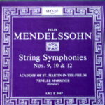 Mendelssohn Mendelssohn  String Symphonies # 9, 10 & 12 Barclay Crocker Stereo ( 2 ) Reel To Reel Tape 0
