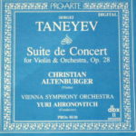 Taneyev Taneyev  Suite De Concert For Violin & Orchestra Op. 28 Barclay Crocker Stereo ( 2 ) Reel To Reel Tape 0