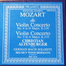 Mozart Mozart  Violin Concertos #4 In D K.218 And #5 In A K.219 Barclay Crocker Stereo ( 2 ) Reel To Reel Tape 0