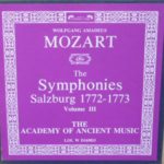 Mozart Mozart Symphonies Salzburg 1772-1773 Vol 3 Barclay Crocker Stereo ( 2 ) Reel To Reel Tape 0