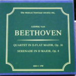 Beethoven Beethoven Quartet In E-flat, Serenade In D Major Barclay Crocker Stereo ( 2 ) Reel To Reel Tape 0