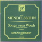 Mendelssohn Mendelssohn  Songs Without Words (complete) Barclay Crocker Stereo ( 2 ) Reel To Reel Tape 0