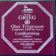 Grieg Grieg Olav Trygvason (fragments From The Opera), Landkjenning (cantata) Barclay Crocker Stereo ( 2 ) Reel To Reel Tape 0