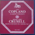 Copland Crusell Grand Concerto In F Minor Op. 5 Barclay Crocker Stereo ( 2 ) Reel To Reel Tape 0