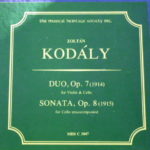 Kodaly Cello Sonata Op. 8 Barclay Crocker Stereo ( 2 ) Reel To Reel Tape 0