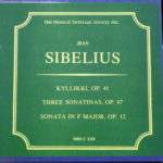 Sibelius Sibelius Piano Music Kyllikki, Three Sonatinas, Sonata In F Major Barclay Crocker Stereo ( 2 ) Reel To Reel Tape 0
