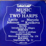 Misc Music For Two Harps (ravel, Debussy, Saint-saens, Roussel) Barclay Crocker Stereo ( 2 ) Reel To Reel Tape 1