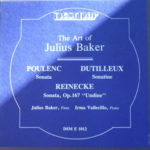 Julius Baker  Poulenc  Sonata  Reinecke Sonata) Barclay Crocker Stereo ( 2 ) Reel To Reel Tape 0