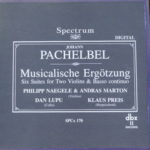 Pachelbel Pachelbel Six Suites For Two Violins And Basso Continuo Barclay Crocker Stereo ( 2 ) Reel To Reel Tape 0