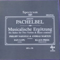 Pachelbel Pachelbel Six Suites For Two Violins And Basso Continuo Barclay Crocker Stereo ( 2 ) Reel To Reel Tape 0