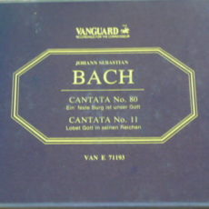 J.s Bach Bach  Cantatas #80 & #11 Barclay Crocker Stereo ( 2 ) Reel To Reel Tape 0
