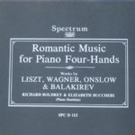 Liszt Romantic Music For Piano Four-hands (works By Liszt, Wagner, Onslow & Balakirev) Barclay Crocker Stereo ( 2 ) Reel To Reel Tape 0