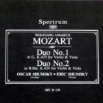 Mozart Mozart  Duos #1 In G K.423, Duo #2 In F-flat K.424 Barclay Crocker Stereo ( 2 ) Reel To Reel Tape 0