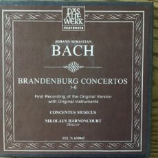 J.s Bach Bach Brandenburg Concertos #1-6 Barclay Crocker Stereo ( 2 ) Reel To Reel Tape 0