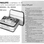 Philips El 3534 Stereo Quarter Track  Rec/pb Reel To Reel Tape Recorder 0