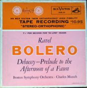 Ravel Bolero - Prélude à L'après-midi D'un Faune Rca Victor Stereo ( 2 ) Reel To Reel Tape 0
