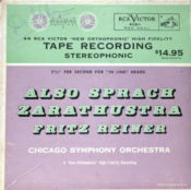 Strauss Also Sprach Zarathustra Rca Victor Stereo ( 2 ) Reel To Reel Tape 0