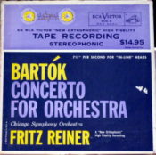 Bartok Concerto For Orchestra Rca Victor Stereo ( 2 ) Reel To Reel Tape 0