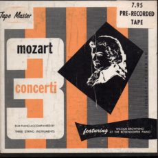 Mozart 3 Concerti Tape Master Stereo ( 2 ) Reel To Reel Tape 0