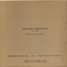 Frescobaldi Harpsichord Experiences Anonymes Stereo ( 2 ) Reel To Reel Tape 0