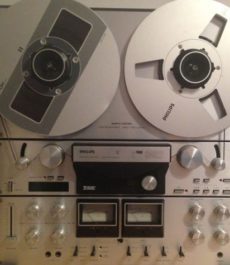 Philips N4522 Stereo - Stacked 1/2 Rec/pb Reel To Reel Tape Recorder 0