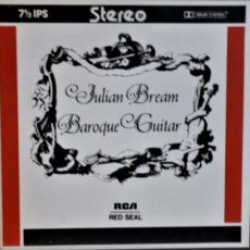 Julian Bream Baroque Guitar Stereotape Stereo ( 2 ) Reel To Reel Tape 0