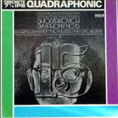 Shostakovich Symphony 15 Rca Quadraphonic( 4 ) Reel To Reel Tape 0