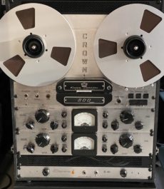 Crown 800 Tube C Deck Stereo - Stacked 1/2 Rec/pb Reel To Reel Tape Recorder 0