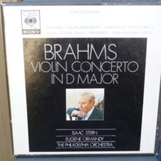 Brahms Violin Concerto In D Major Cbs Sony Stereo ( 2 ) Reel To Reel Tape 1