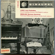 Liszt / Berlioz Les Preludes / Roman Carnival Concert Hall Society Stereo ( 2 ) Reel To Reel Tape 0