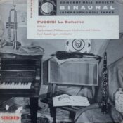 Puccini La Boheme Concert Hall Society Stereo ( 2 ) Reel To Reel Tape 0